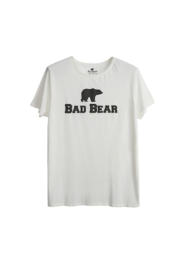Bad Bear Erkek Tişört Bad Bear Tee-21886 Beyaz