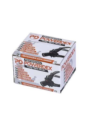Powerdex Pd-7772 Usb Şarjlı Zoomlu Kafa Lambası Siyah