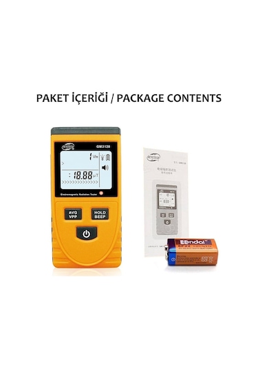 Benetech Gm3120 Elektromanyetik Alan Radyasyon  Ölçer