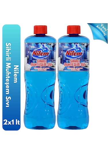 Nilem Sihirli Muhteşem Sıvı Fayans ve Duşakabin Temizleyici 2 x 1 L