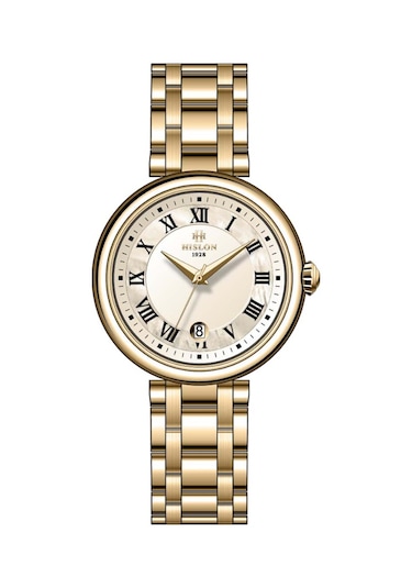 Ql160g-08sb Hislon Kol Saati 28 Mm / Gold Gri