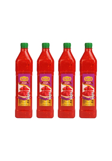 Tursal Acı Sos 4 x 1 KG