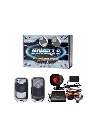 İnwells Uzaktan Kumandalı Oto Alarm Sistemi Sürgülü 3805 12V
