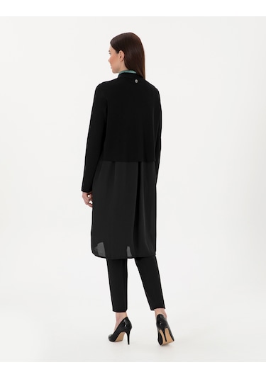 Pierre Cardin Kadın Siyah Hırka Triko 50306965-vr046 Siyah