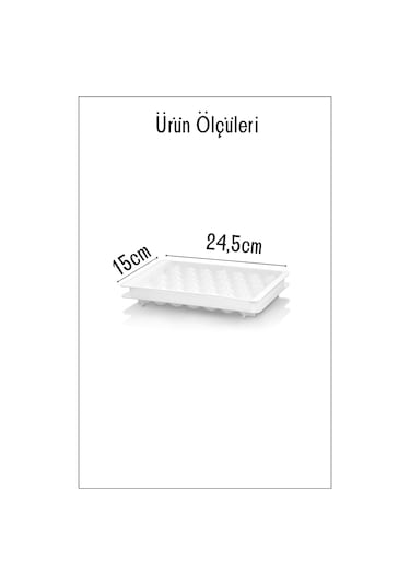 Ny Home Yuvarlak Model Buz Kalıbı Antrasit Antrasit