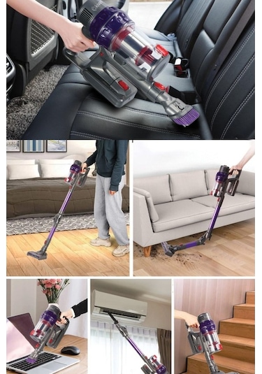 Kiwi KVC-4040BLF Katlanabilir Şarjlı Bldc Motor Dik Süpürge