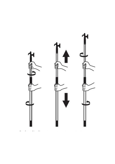 Nuova Rade Teleskopik Bot Kancası Kakıç 118 - 204 CM