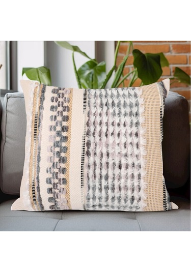 Yaozixa 2 Adet Gri Şalıtarz Koltuk Yastık Kılıfı, 45x45 Cm, Chenille Dokuma, Gizli Fermuar, Ev Dekoru İçin Koltuk/yatak Yastık Kılıfları Gri