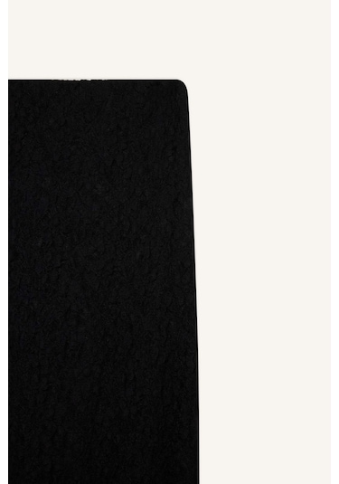 Defacto A Kesim Dantel Maxi Etek G0031ax25aubk81 Siyah