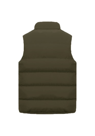 Yeni Gelen Rahat Sıcak Kolsuz Yelek Erkek Yeleği Yeşil