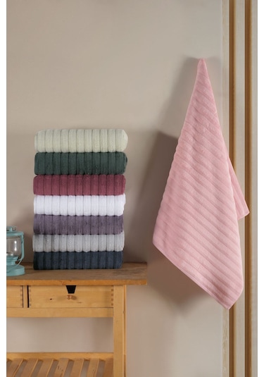Varol Wave Serisi Premium Micro Cotton El Havlusu 50x90cm A.yesıl/50x90cm Açık Yeşil