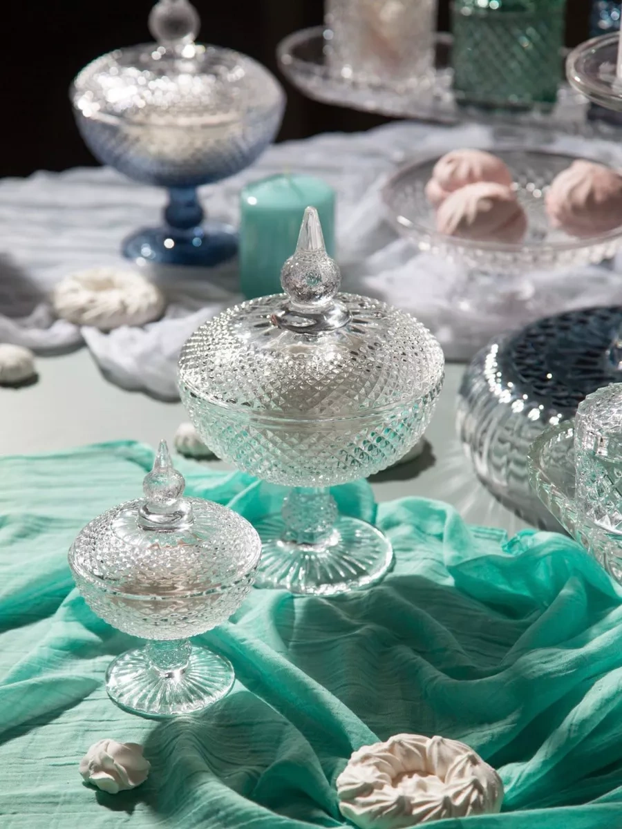 Lefard Dıamant 600 Ml Bacağa Takılı Kapaklı Cam Kavanoz 178969482