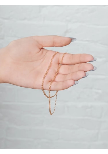 Voznesenskij Uvelirnyj Zavod Lav 925 Ayar Altın Kaplama Gümüş Boyun Zinciri 251196319 Altın