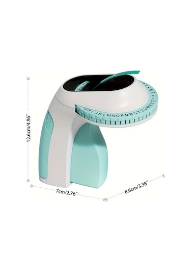 Willowhaven Phomemo Vintage Pembe 6 Şeritli Manuel Etiket Yapma Makinesi