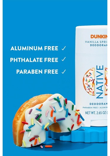 Native Dunkin Vanilla Sprinkle Alüminyumsuz Stick Deodorant 75gr