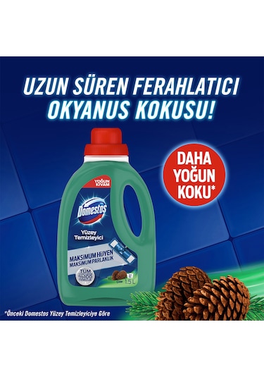 Domestos Yüzey Temizleyici Çam 3 x 1500 ML