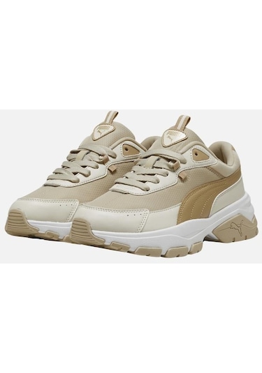 Puma Cassia Via-Snow-Prairie Tan-Putty Kadın Spor Ayakkabı-28311-Bej
