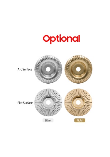 Symbee Yüksek Karbon Çelik Ahşap Taşlama Diski - 98mm Düz Model, Kök Oymacılık Ve Çay Tepsisi İçin