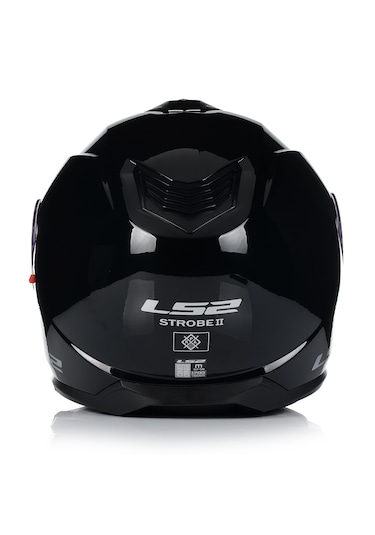 Ls2 Strobe 2 Siyah Çene Açılır Motosiklet Kaskı Siyah