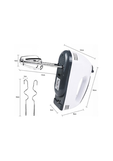 Pazly Cbtx Kn007364 100w Ev 7 Vitesli El Elektrikli Yumurta Çırpıcı, Ab Tak Küçük Ve Hafif Tasarım Çok Renkli