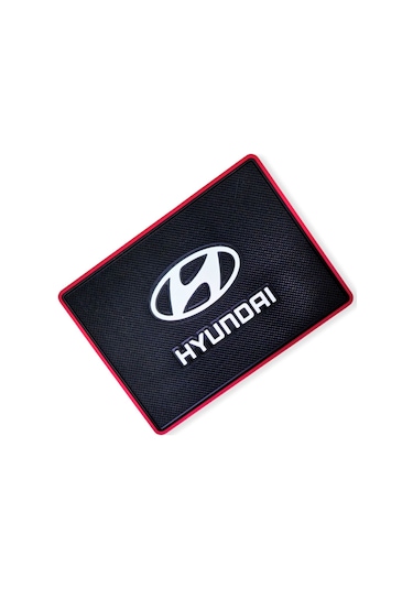 Hyundai Nakış İşlemeli Mavi Polar Ortopedik Araç Seyahat Boyun Yastık Hyundai Araç Oto Aksesuar Mavi