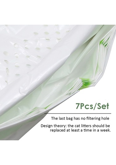 Mufunye Kedi Kumu Filtre Torbalı Astar Bağcıklı Eleme Özelliği