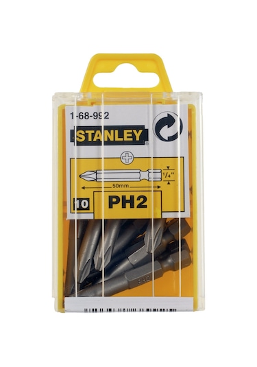 Stanley 1-68-992 Yıldız Uç PH2 X 50 MM 10x1 PK