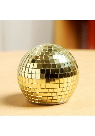 Bira Tutucu Ayna Tasarım Açacağı Ayna Topu Dekor Gümüş Gümüş