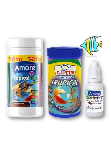 Lepistes-melek-plati-moli Balık Yemi 125ml,tropikal 100ml,vitamin