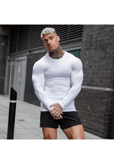 Siyah Muscleguys Koşu Tişörtü Spor Sıkı Uzun Kollu Spor Erkekler Sıkıştırma Gömlek Koşu Hızlı Kuru Egzersiz Eğitimi Tee Spor Giyim Siyah Siyah Muscleguys Koşu Tişörtü Spor Sıkı Uzun Kollu Spor Erkekler Sıkıştırma Gömlek Koşu Hızlı Kuru Egzersiz Eğitimi Tee Spor Giyim Siyah