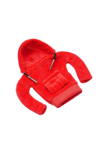 Suntek Kapşonlu Kapak Otomatik Vites Kolu Topuzu Kapağı Kırmızı