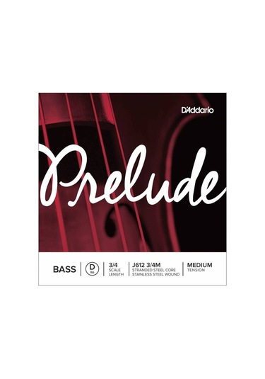 D'Addario J612 3/4M Prelude D Kontrabas Teli (Re)
