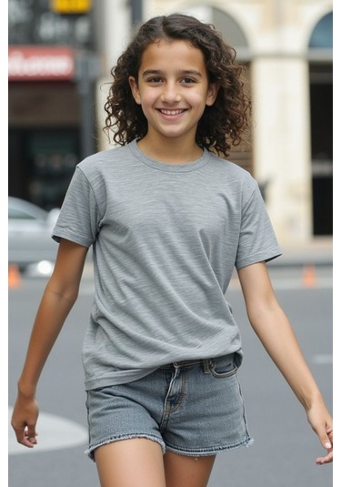 Grimelanj Çocuk T-shirt Kız Erkek Unisex %100 Pamuk Grimelanj