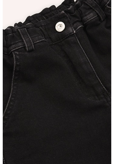 Panço Kız Çocuk Denim Pantolon Siyah 2421gb04010-4971 001