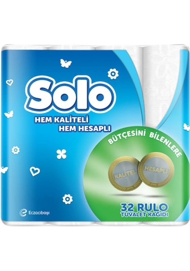 Solo Akıllı Seçim Tuvalet Kağıdı 32 Rulo
