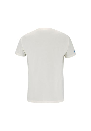 Babolat Babolat Exercise Message Tee Men Erkek Bej Tişört Cncr Ekru