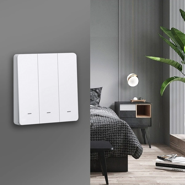 Fortunelane Zigbee Akıllı Dokunmatik Anahtar: Alexa/google Uyumlu, Ses/app Kontrol, Zamanlayıcı, Grup Paylaşımı, 3 Yollu Zigbee, Zigbee