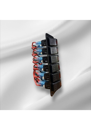 Panel Tekne 6,lı Switch Panel Estetik Görünüm