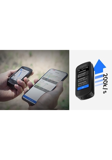 Magene Smart C606 Gps Bisiklet Bilgisayarı Dokunmatik Siyah
