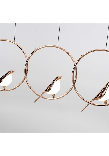 Vitale Modern Kuşlu Avize Ay.vtpl-0105 Siyah