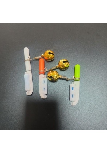 Çan İle Süper Parlak Su Geçirmez Pille Çalışan Kompakt Boyutlu Led Işıklı Olta Kamışı Parlayan Çubuk Multicolor