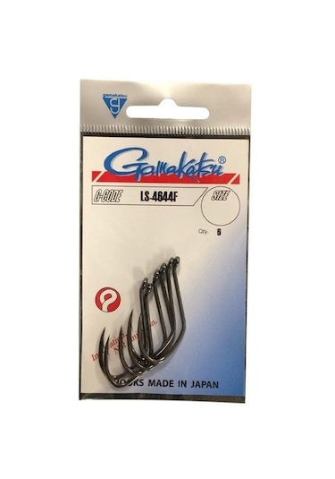 Gamakatsu Ls-4644f Siyah No:4/0 Olta İğnesi 1/6