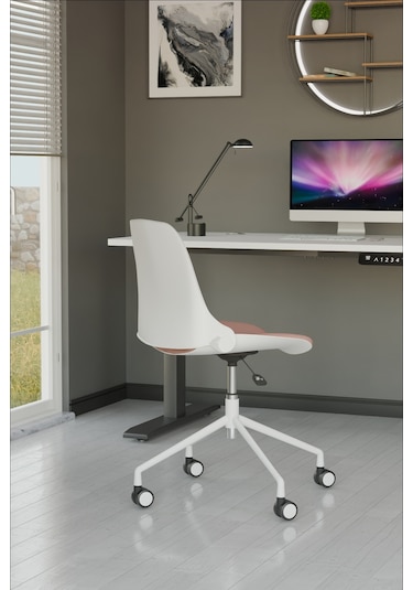 Karr Office Osaka Minimalist Çalışma Sandalyesi Pembe