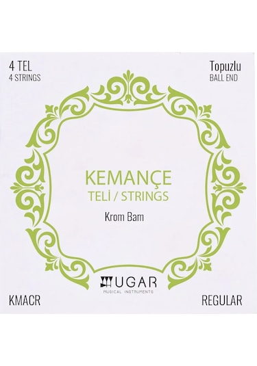 Ugar Kmacr Kemançe Teli 4 Tel Krom Bam Topuzlu