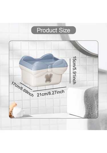 Suntek Ofis Mutfak Restoran Için Kağıt Havlu Dispenseri Duvara Mavi