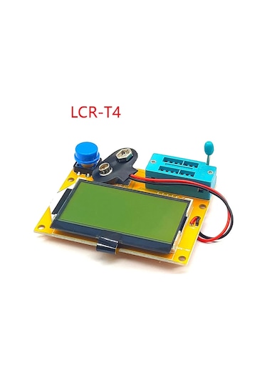 Tenfowee Lcr-t4 Çok Fonksiyonlu Transistör Ve Kapasitör Test Cihazı, Esr Ölçümü, Otomatik Kapanma, Pil Dahil Değil Mavi