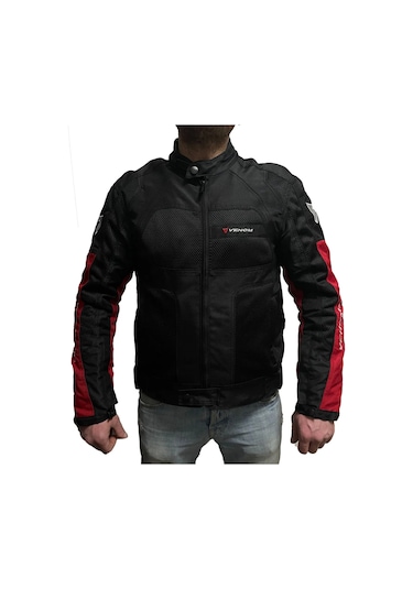 Venom Dynamic V2 Dört Mevsim Motosiklet Montu Kırmızı - Siyah