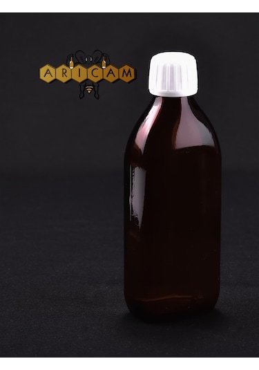 Kahverengi Ilaç Şişesi Kapaklı 100 Ml - 50 Adet Toptan