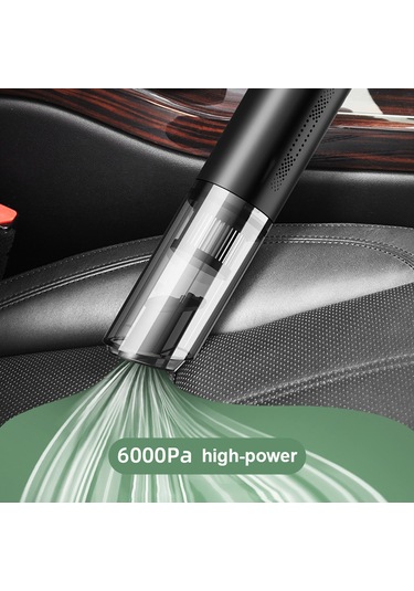 Moveevo 7.4v 120w 6000mbar Süper Emici Abs Akıllı Araç Ve Ev İçin Kuru/ıslak İkili Kullanım El Tipi Mini Süpürge Beyaz