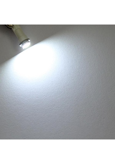Beyaz 10 Adet T5 1 Smd Kırmızı Dashboard Kama Led Araba Ampul Lamba 74 Dash Led Araba Ampülleri İç Işıklar Araba Işık Kaynağı Park 12v